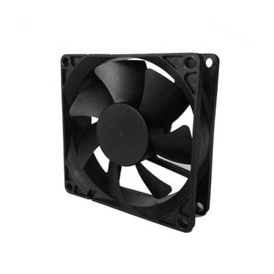 China Air Cooling 5v 12v 24v 48v 80x80x25 Small Axial DC Fan Server Fan 8025 for sale