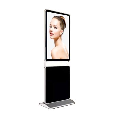 China 46 inch free standing sign rotate advertising equipment floor stand charging station display stand publicity for sale