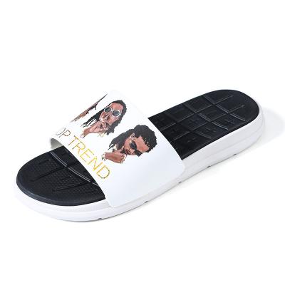 China Cushioning Fashion Shower Flats Slippers Slippers Wholesale Custom Outdoor Unisex Flip Flops Rubber Indoor Shoes for sale