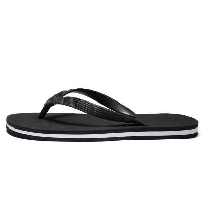 China Cushioning New Design Logo Mens Flip Flop Sandals Custom Made Flip Flops With Strap Summer House Rubber Non-Slip Flip Flop for sale