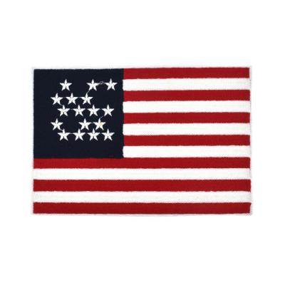 China Wholesale 3D USA American Flag Star Embellished USA Sequins Hat US Army State Map City Name La Embroidery Custom Chenilla Patch did the manufacturer for sale