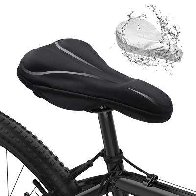 China Comfortable Custom Anti-skid Bicycle Cushion Saddle Cover Back Seat Cover Soft Road Bike Saddle Cycling Cover for sale