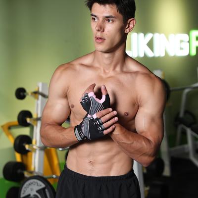 China New Fashion Fitness Gym Training Gloves Weightlifting Half Finger Half Finger Training Gym Retraining Gloves for sale