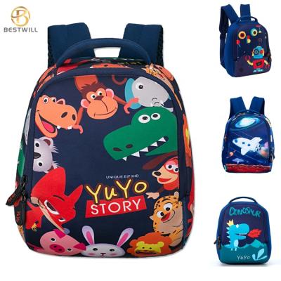 China BESTWILL Mochilas Baby Waterproof Animal Kids Backpack Designer Infant Shoulders Neoprene Bag Kid School Bag for sale