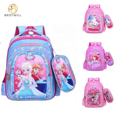 China BESTWILL Hot Selling Baby Kids 3d Cartoon School Bag Children Characters Waterproof Quality School Bags for sale