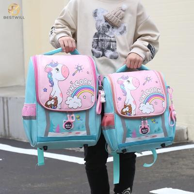 China Low MOQ Bagpack BESTWILL Primary School Bag Kids Bookbag Waterproof School Bags for sale