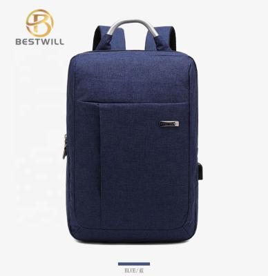 China With USB BESTWILL Anti Theft Mens Backpack Bag Custom Anti Theft Laptop Backpack For Man Business Smart Backpack for sale