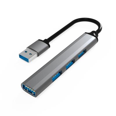 China usb hub 3.0 4 port USB A to USB3.0 USB*3 support all type-c channel computers hot sale adapter 8.9*1.7*0.9cm for sale