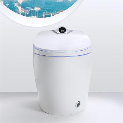 China New Model Double-flow Floor-standing Ceramic Automatic Smart Toilet For Home Bathroom for sale