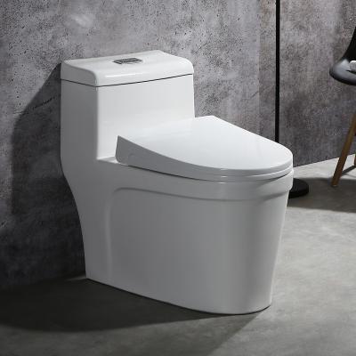 China Double-Flow Sanitary Ware Bathroom Wc Hot Sale Ceramic One Piece Toilet For Sale for sale