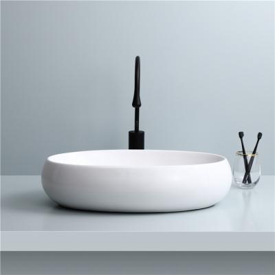 China Durable Popular Modern Porcelain Wash Basin Sanitary Ware Ceramic Countertop Water Basin for sale