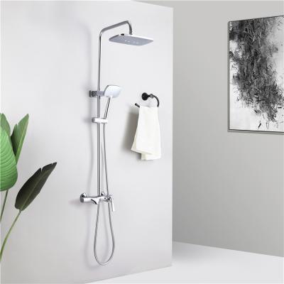 China With Referral Ribbon Mixer Shower Head Bathroom Shower Promotional Wall Mounted Faucet for sale