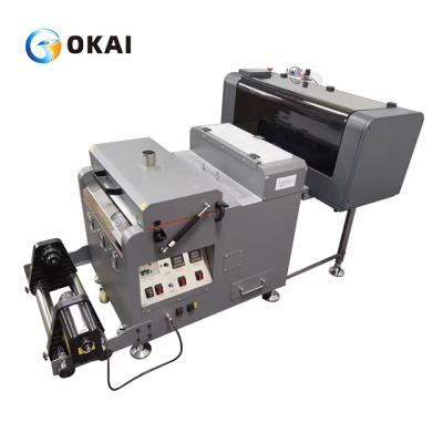 중국 okai 30cm A3 dtf Printer pet film heat press transfer DTF T-Shirt printing machine with white Ink circulation system 판매용