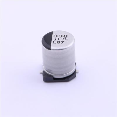 China Standard 330uF 20% French Fries Type Aluminum Electrolytic Capacitor 6.3VEEEFC0J331AP for sale