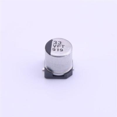 China Standard 33uF 20% 35VEEEFT1V330AR French Fries Type Aluminum Electrolytic Capacitor for sale