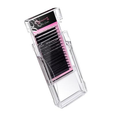 China Natural Wholesale Easy Fan Lashes Fast Growing Eyelash Extensions Faux Mink Lashes for sale