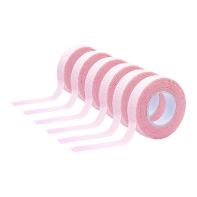 China Hot Selling Pink Nonwoven Fabric Eyelash Tape Breathable Nonwoven Fabric Skin-friendly Eyelash Extension Tape for sale