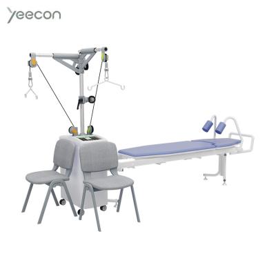 China Motorized Lumbar Tracion Machine with 2 Neck Traction Units - Physiotherapy Machine for Lumbar and Neck Traction YK-6000 for sale