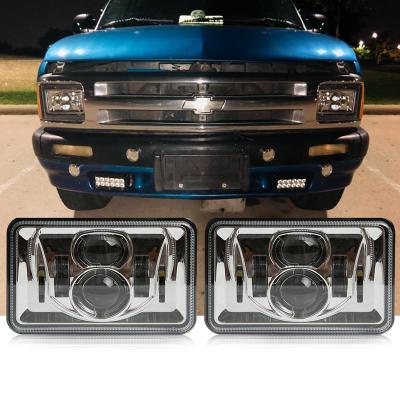 China Led offroad light wholesale auto accessories for jeep offroad lamp car h4 head light 4x6 inch led truck auto square headlight for sale