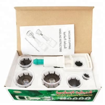 China Chinese Body Health Care Massage Wholesale 6 China Made Massage Medical Vacuum Cupping Set for sale