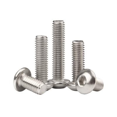 China Stainless Steel Stainless Steel Hexagon Head Screws Round Head Bolts Hexagon Screws M2 M4 M6 for sale