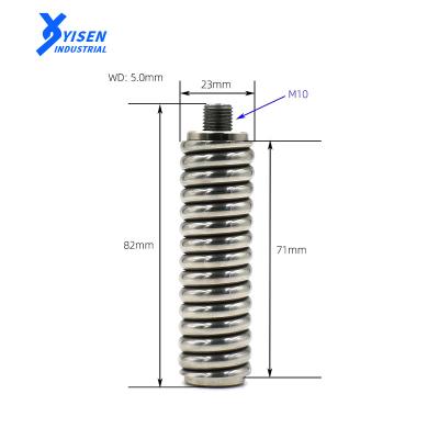 China Drum Type Yisen Customized High Quality Automotive Stainless Steel Antenna Spring for sale