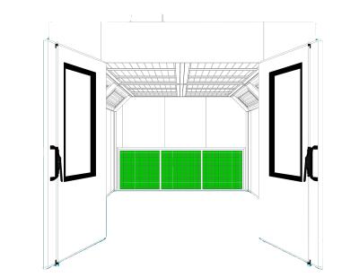 China PAINTING & Size Quality Spray Booth COOKING Filter for Downdraft Paint Booth and Spray Booth for sale