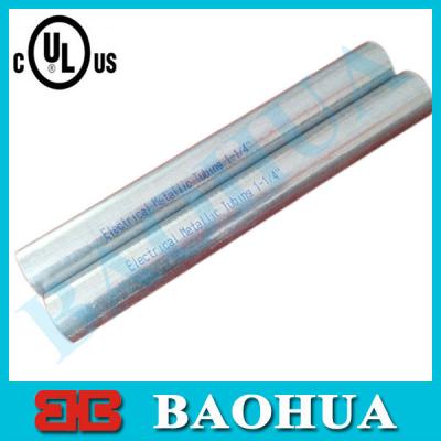 China UL Steel Galvanized EMT Electrical Conduit for sale