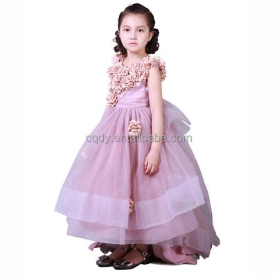 China Ball Gown Flower Girl Dresses To Wedding Lovely Kids Girl Ball Gown Party Communion Pageant Fluffy Dress for sale