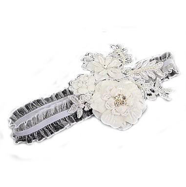 China Handmade Wedding Garter Rhinestone Pearl Flower Bridal Garters Decorations Bridal Accessories M5063 For Bride And Bridesmaid Wedding for sale