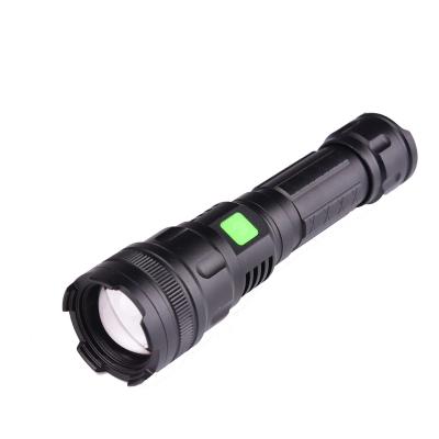 China Concise Tactical LED Flashlight Super Bright Flashlight Outdoor Style Zoom Rechargeable Telescopic Flashlight for sale