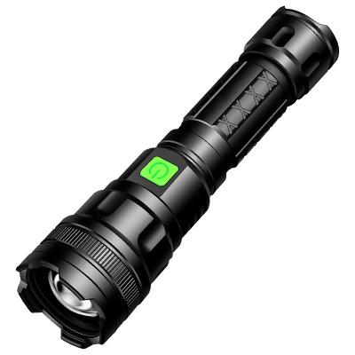 China Super Concise Style Mini USB Rechargeable Smart Police Flashlight Led Hunting Torch Light for sale