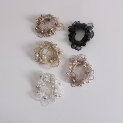 China 2022 New Version Hair Rope Hair Accessories 2022 New Version Senior Senator Ring Hair Rope Bridesmaid Korean Pearl Hair Temperament Wholesale Main for sale