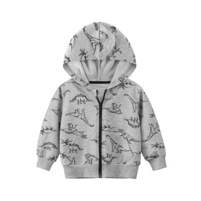 China 2021 New Anti-wrinkle Boys Clothing Dinosaur Cartoon Pattern Jacket for sale