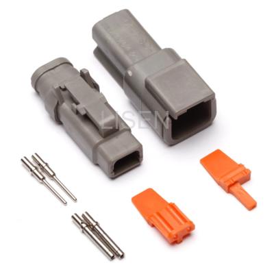 China Kit of 2 3 4 6 8 12 Pin Deutsch DTM Series Automotive Wire 18-22 A.W.G. Male / Female Connector for sale