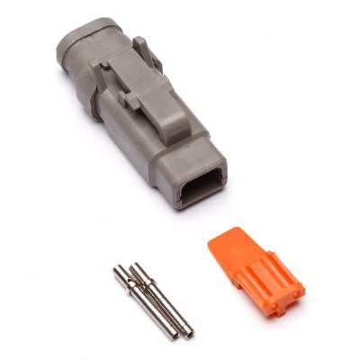 China German DTM Series 2-12 Pin Gray Female DTM Automotive Connector Kit With Terminals for sale