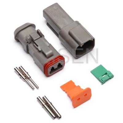 China German DT Automotive Series 2/3/4/6/8/12 Way Waterproof Wire Connector Plugs For Truck for sale