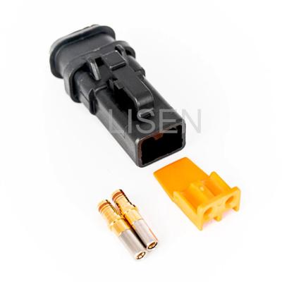 China German DTP Automotive Series 2 A.W.G. Female Auto Electrical Plug Socket of 4 terminals 12-14 for sale