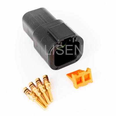 China DTP Automotive Automotive Series 2/4 Way Receptacle Male Deutsch Wire Connector Kit for sale