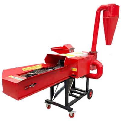 China Poultry Farm Cow Sheep Animal Feed Food Grass Corn Rice Wheat Straw Silage Cleaver Chaff Cutter Machine Feed Straw Mixing Crusher for sale