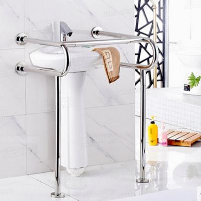 China Modern Wall Mounted Stainless Steel Bathroom Handicap Grab Bars For Disabled for sale