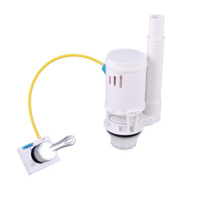 China Modern Wholesale Customization Filler Valve High 158mm Double Cable Flush White Plastic Drain Valve for sale