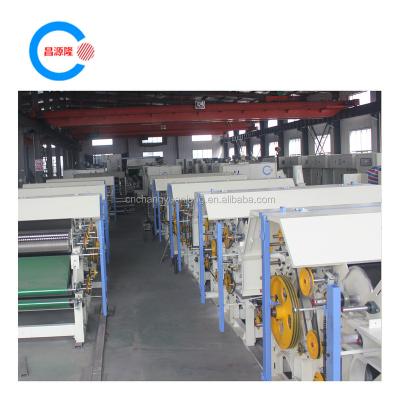 China Hotels Textile Fabric Nonwoven Carding Machine For Polyester Fiber Nonwoven Carding for sale