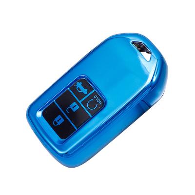 China Softable Car Accessories Soft TPU Car Key Cover Case Suitable For Honda Smart Key 2 3 4 5 Buttons for sale