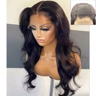 China Fast Shipping Body Wave Color Body Wave Natural Pre Plucked Brazilian Remy Human Hair Wigs Lace Closure Wigs for sale