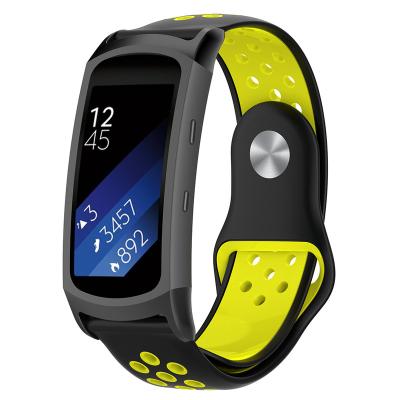 China Goods. Hot Selling Watch Bands For Samsung Gear Fit2 Watch Silicone Watch Band Strap for sale