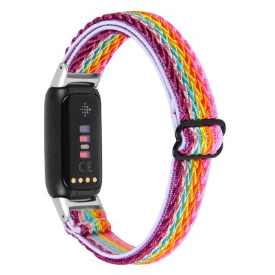 China Durable high quality 100% nylon woven buckle compatible with Fitbit's buckle for and Luxe Edition woven nylon for sale