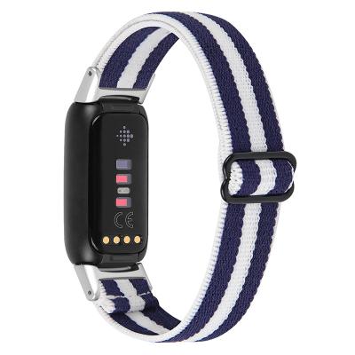 China Durable high quality 100% nylon elastic loop compatible with the buckle for Fitbit Luxe and Luxe edition nylon band for sale