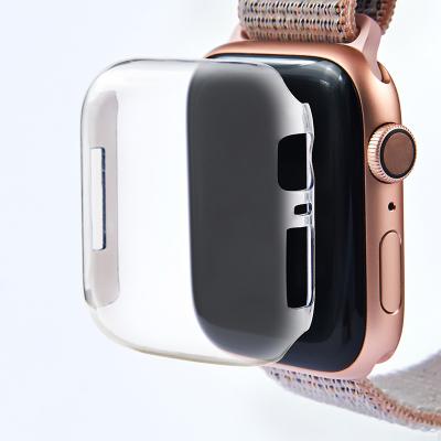 China Durable TPU and PC Case with Anti-fingerprint Screen Protector for Apple Watch Series 4 40 44 mm Band for sale