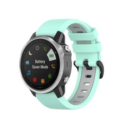 China New Two Color Durable Silicone 20mm Sport Band With Screwdriver For Garmin Fenix ​​6S 6S Pro 7S 5S 2S Instinct 2S for sale